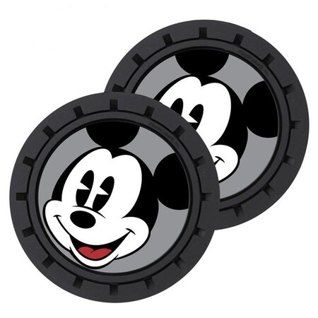 Mickey Mouse Mickey Mouse 808044 Disney Mickey Mouse Car Cup Holder Coaster - Pack of 2 808044